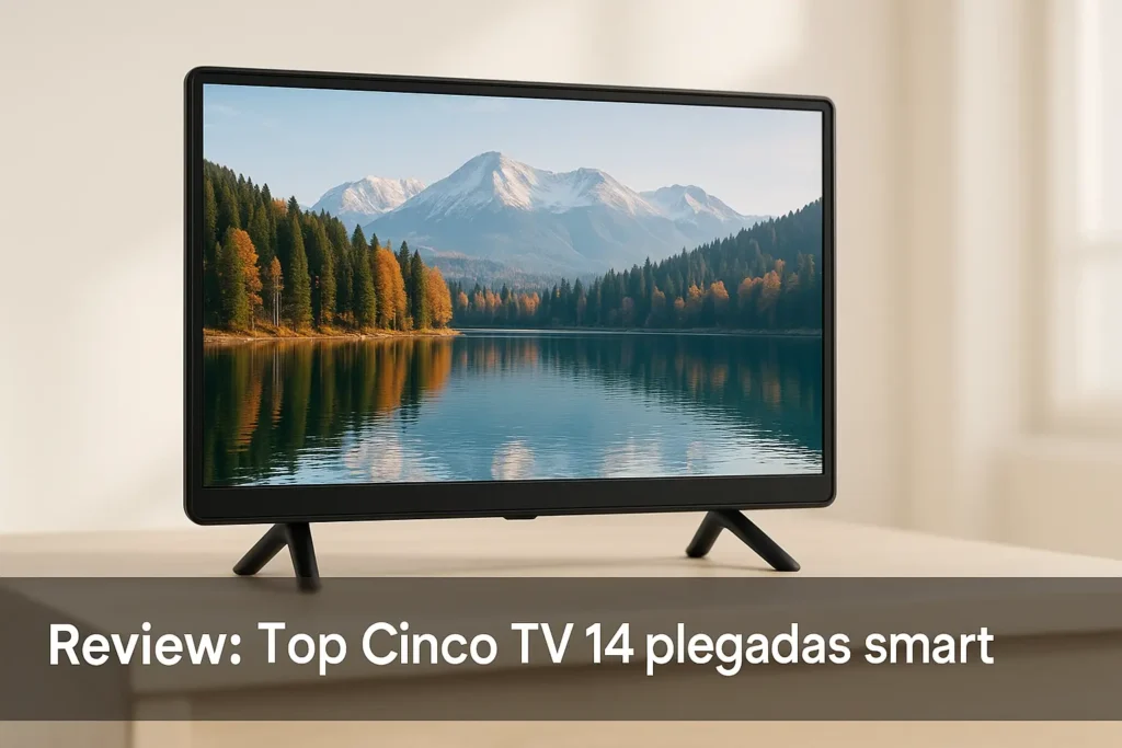 Top Cinco TV 14 polegadas smart