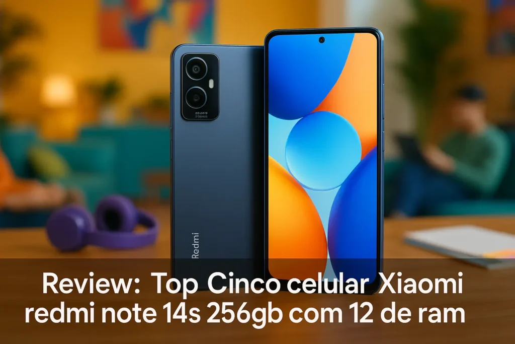 Top Cinco celular Xiaomi redmi note 14s 256gb com 12 de ram