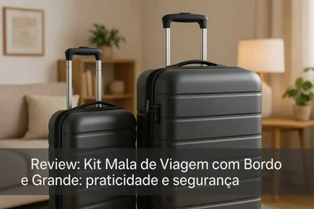 Kit Mala de Viagem com Bordo e Grande: praticidade e segurança