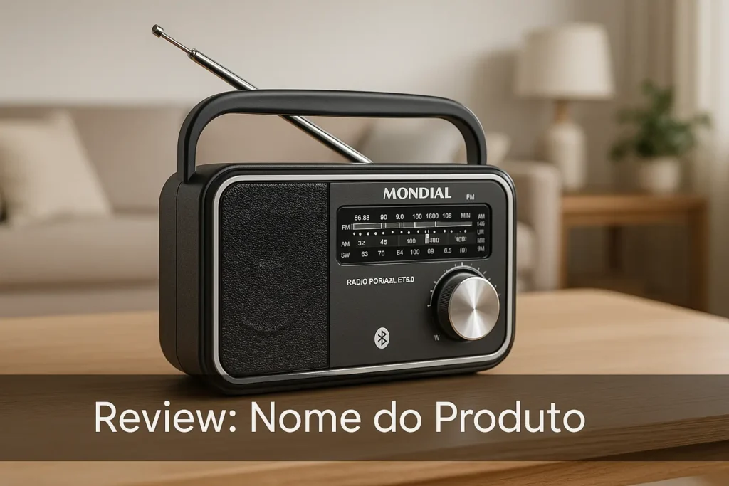Top 5 rádio portátil mondial bluetooth