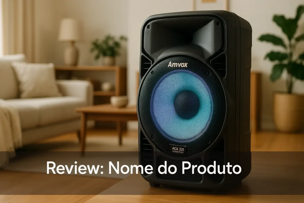 Principais 5  caixa de som amplificada Amvox aca 221 gigante ii