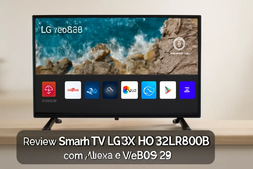 Smart TV LG 32" HD 32LR600B com Alexa e webOS 23