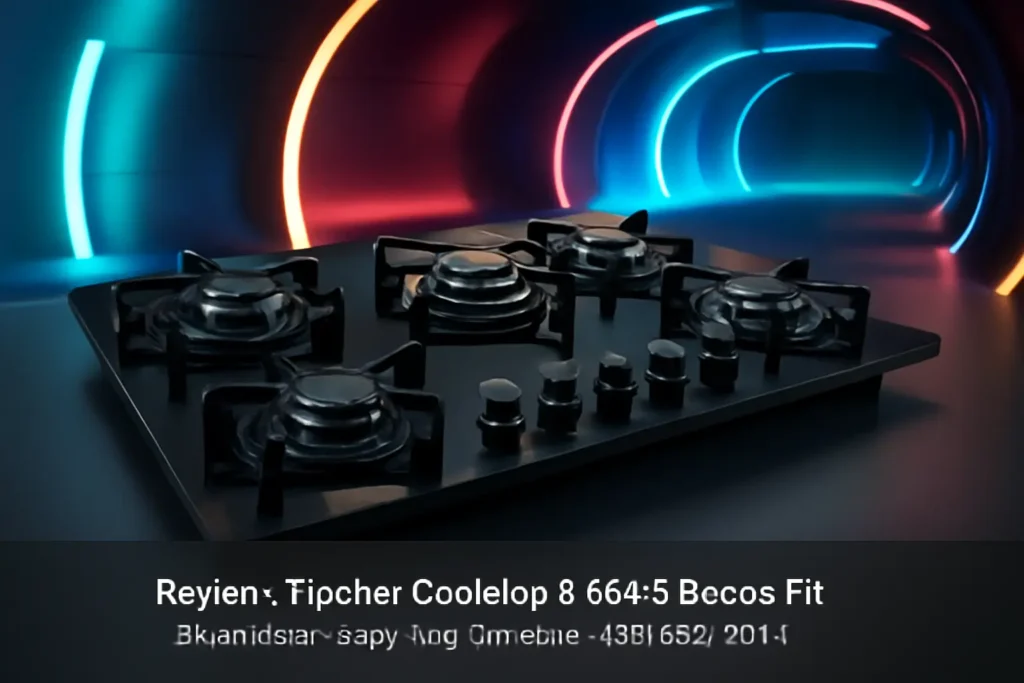 Fischer Cooktop à Gás 5 Bocas Fit Line Mesa Vidro Preto Bivolt - 26343-57174