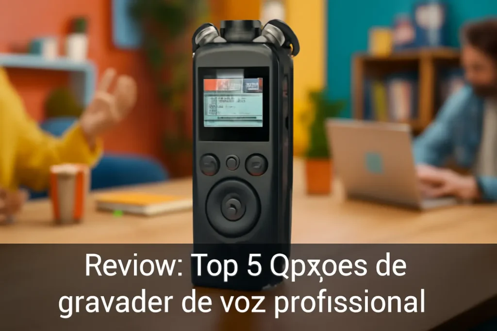 Top 5 Opções de  gravador de voz profissional