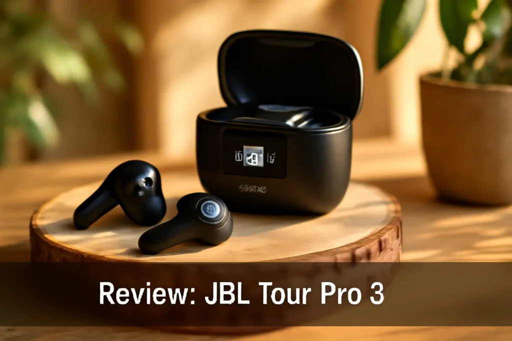 Fone de Ouvido Bluetooth sem fio JBL TOUR PRO 3: Som Imersivo e Conforto Extra