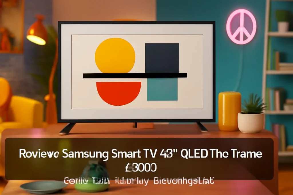 Samsung Smart TV 43" QLED The Frame LS03D: Design Sofisticado e Tecnologia 4K