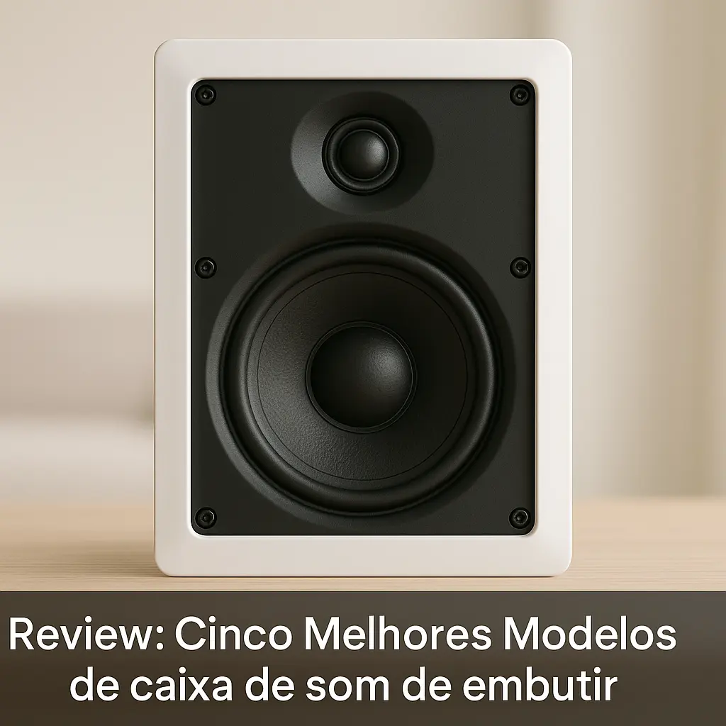 Cinco Melhores Modelos de  caixa de som de embutir