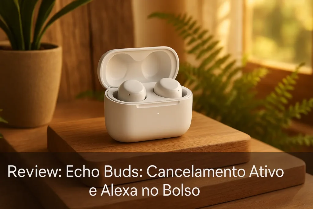 Echo Buds: Cancelamento Ativo e Alexa no Bolso