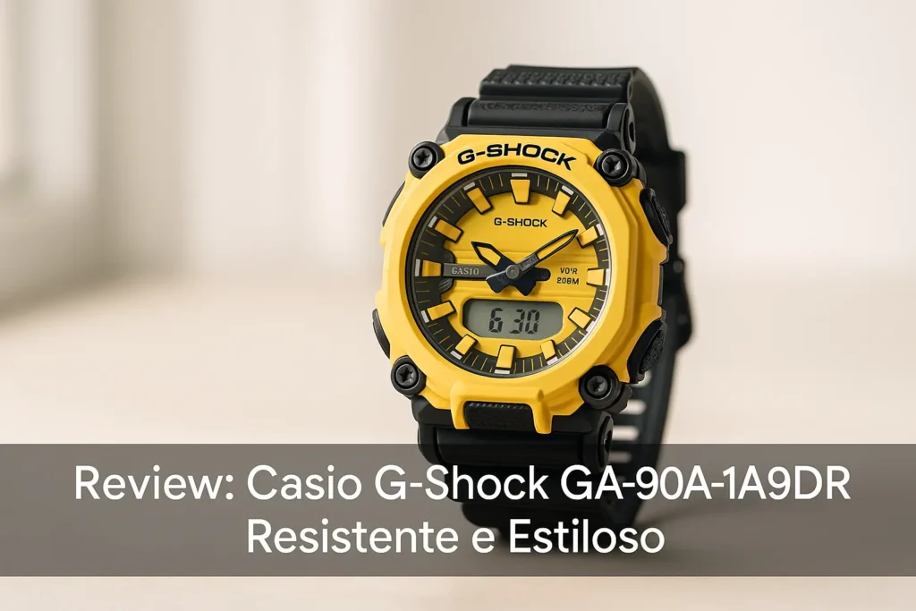 Relógio Casio G-Shock GA-900A-1A9DR: Resistente e Estiloso