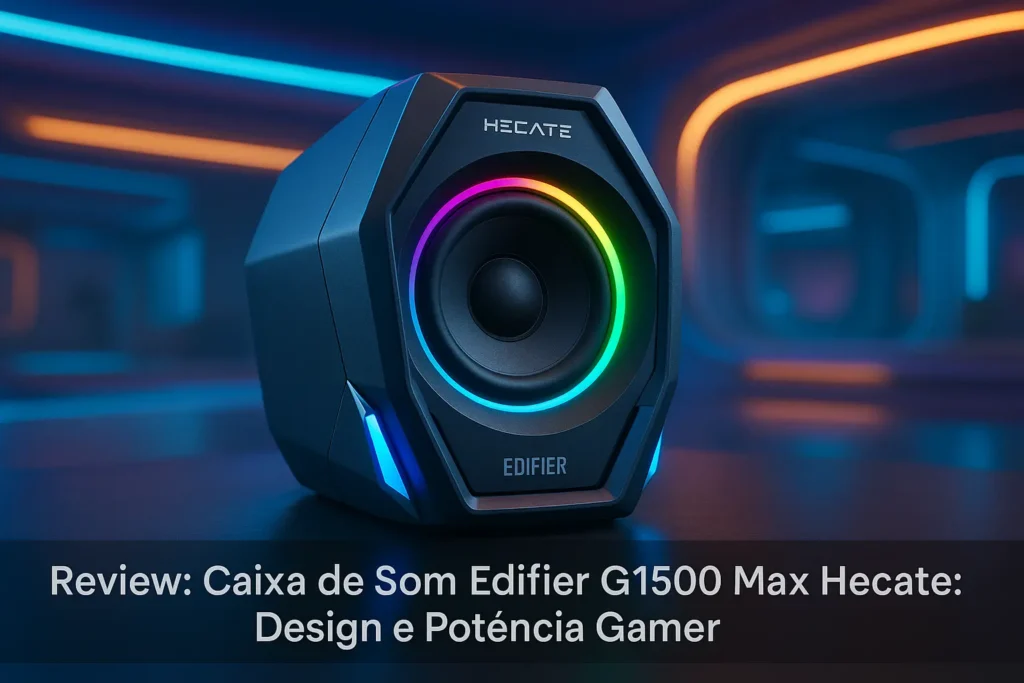 Caixa de Som Edifier G1500 Max Hecate: Design e Potência Gamer