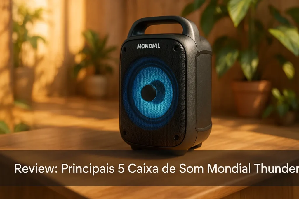 Principais 5  Caixa de som Mondial thunder