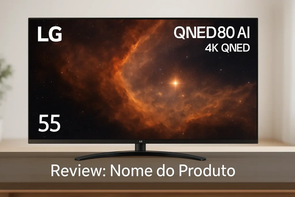 Melhores 5  smart TV LG QNED AI 4k QNED80 55 polegadas