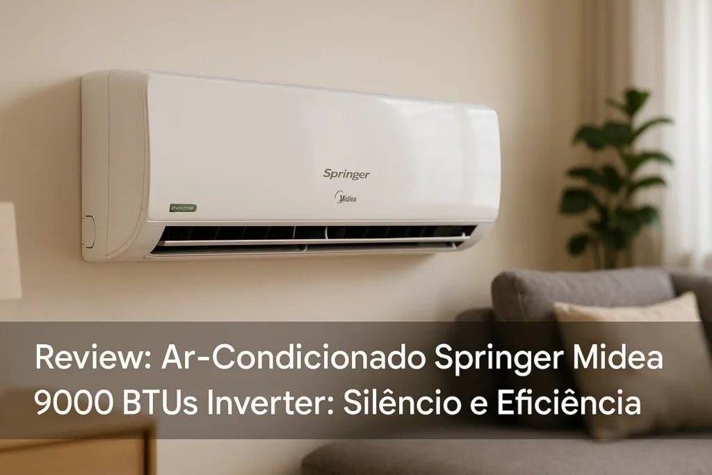 Ar-Condicionado Springer Midea 9000 BTUs Inverter: Silêncio e Eficiência