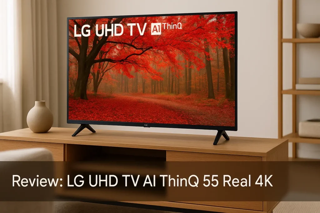 Principais Cinco LG uhd TV AI thinq 55 real 4k