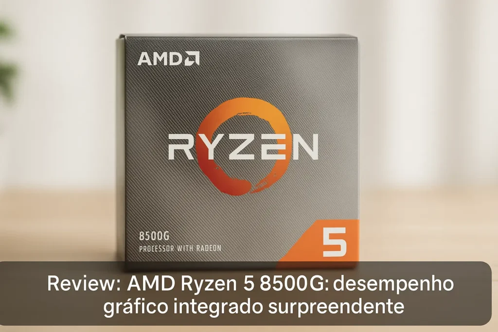 AMD Ryzen 5 8500G: desempenho gráfico integrado surpreendente