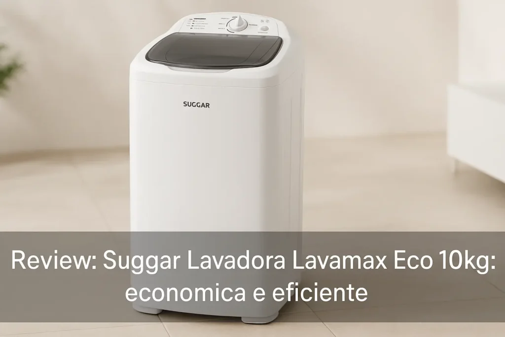 Suggar Lavadora Lavamax Eco 10kg: econômica e eficiente