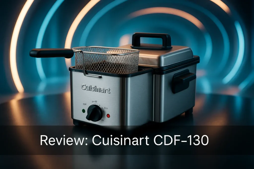 Cuisinart Fritadeira CDF-130: Compacta, Potente e Versátil