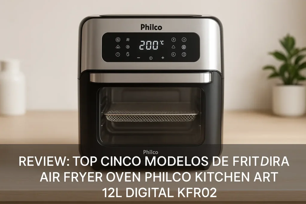 Top Cinco Modelos de  fritadeira air fryer oven philco kitchen art 12l digital kfr02