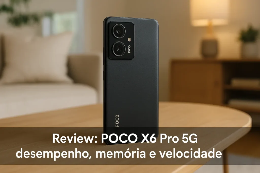 POCO X6 Pro 5G: desempenho, memória e velocidade