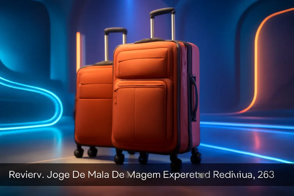 Jogo De Mala De Viagem Expansível Rodinhas 360