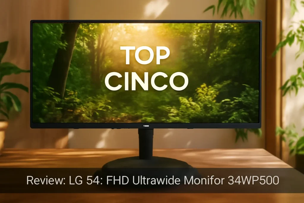 Top Cinco LG 34 fhd ultrawide monitor 34wp500