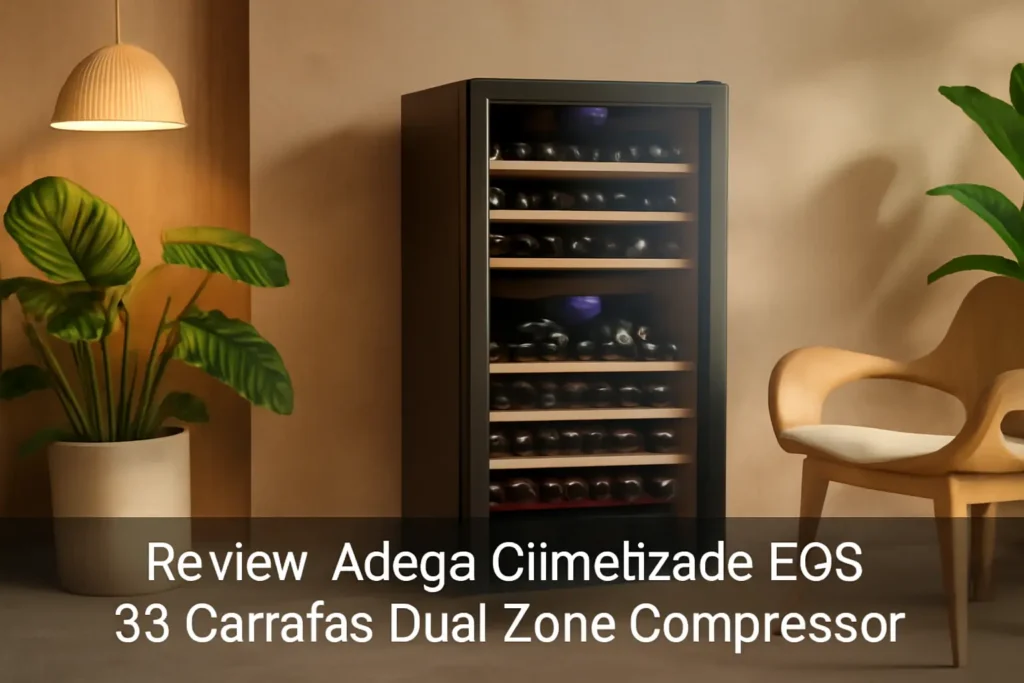 Adega Climatizada EOS 33 Garrafas Dual Zone Compressor