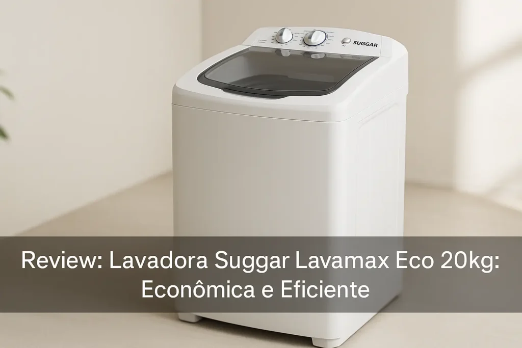 Lavadora Suggar Lavamax Eco 20kg: Econômica e Eficiente
