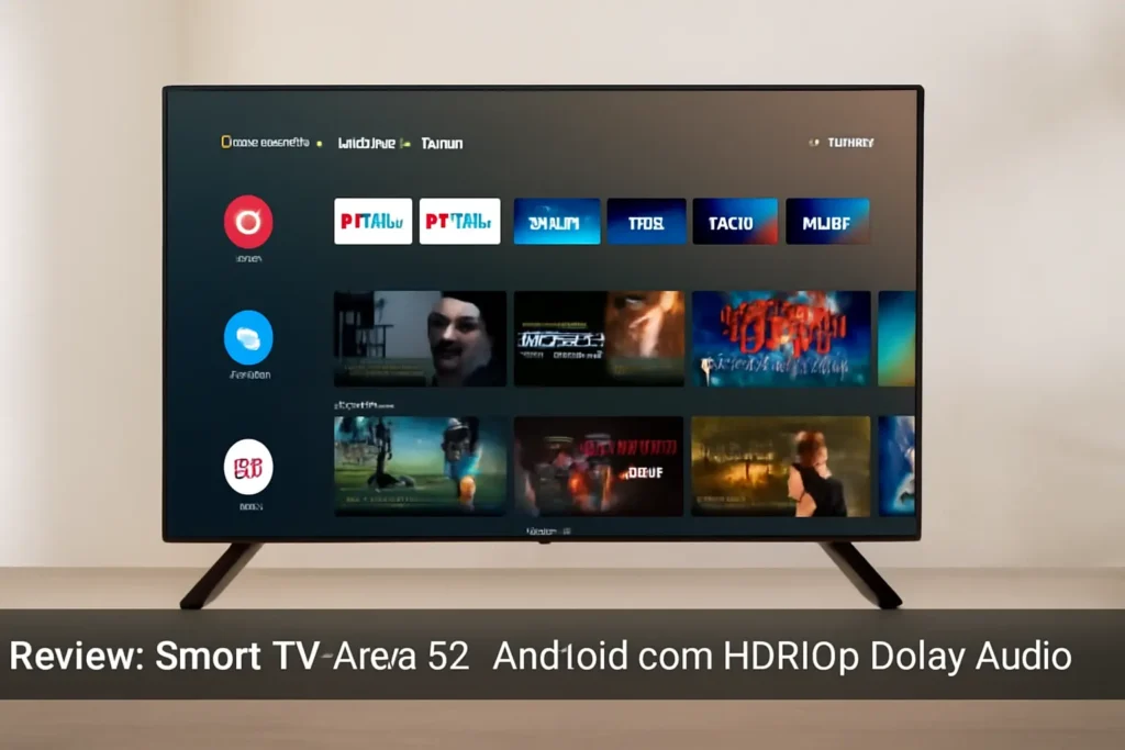 Smart TV Aiwa 32” Android com HDR10 e Dolby Áudio