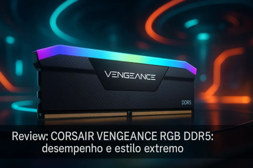 CORSAIR VENGEANCE RGB DDR5: desempenho e estilo extremo