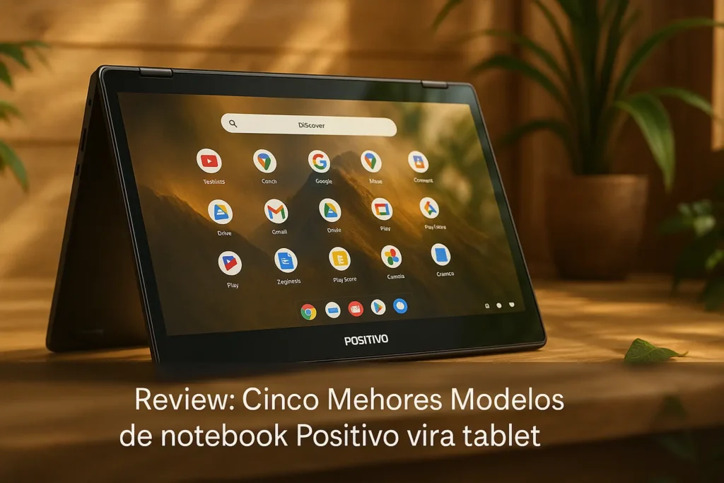 Cinco Melhores Modelos de  notebook Positivo vira tablet