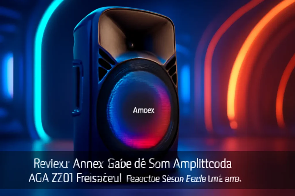 Amvox Caixa de Som Amplificada ACA 2201 Pesadão II - Potência e Conectividade Imbatíveis