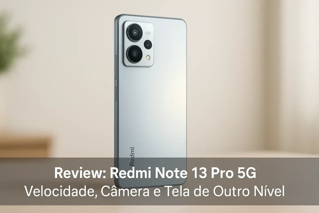 Redmi Note 13 Pro 5G: Velocidade, Câmera e Tela de Outro Nível