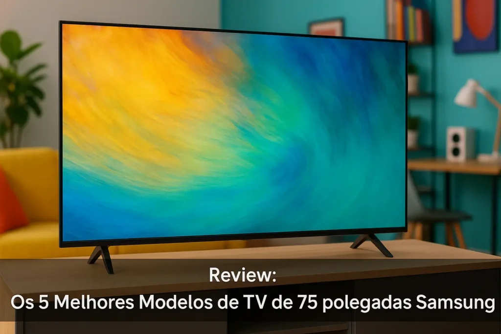 Os 5 Melhores Modelos de TV de 75 polegadas Samsung