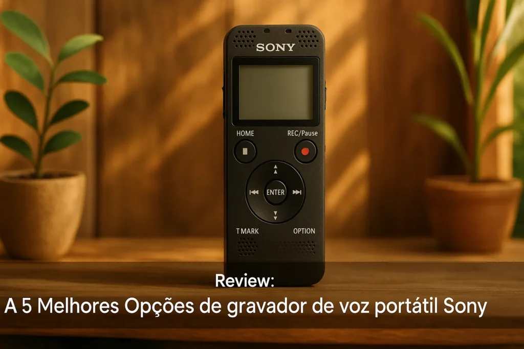 As 5 Melhores Opções de  gravador de voz portatil Sony