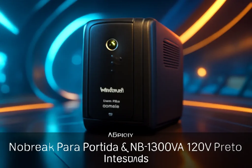 Nobreak Para Portão GNB 1500VA 120V Preto Intelbras