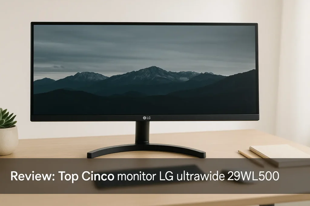 Top Cinco monitor LG ultrawide 29wl500