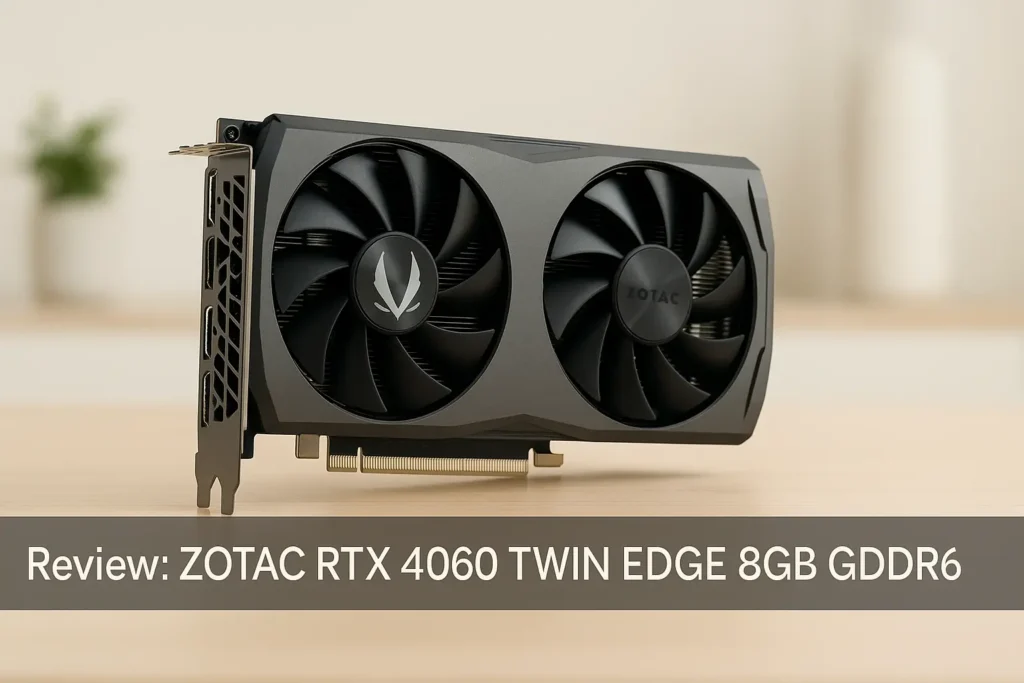 Placa de Vídeo ZOTAC RTX 4060 TWIN EDGE 8GB GDDR6