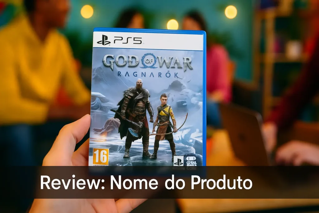 Principais 5  God of War Ragnarök PS5 mídia digital