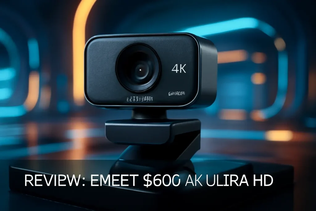 Review da Webcam EMEET S600 4K Ultra HD