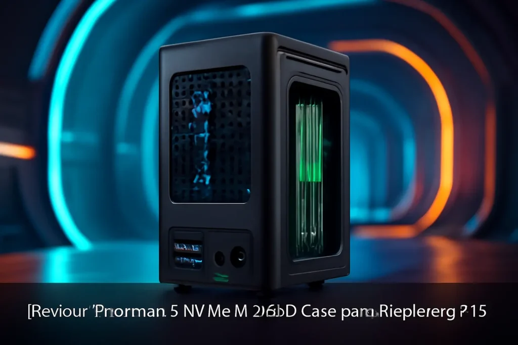 Pironman 5 NVMe M.2 SSD Case para Raspberry Pi 5