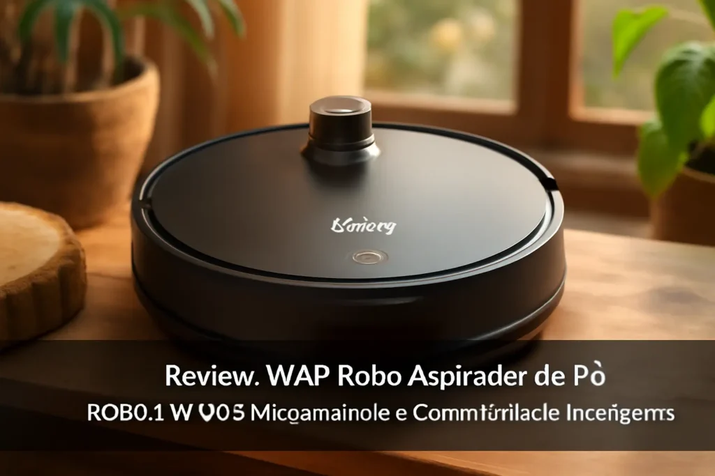 WAP Robô Aspirador de Pó ROBOT W1000: Mapeamento e Conectividade Inteligente