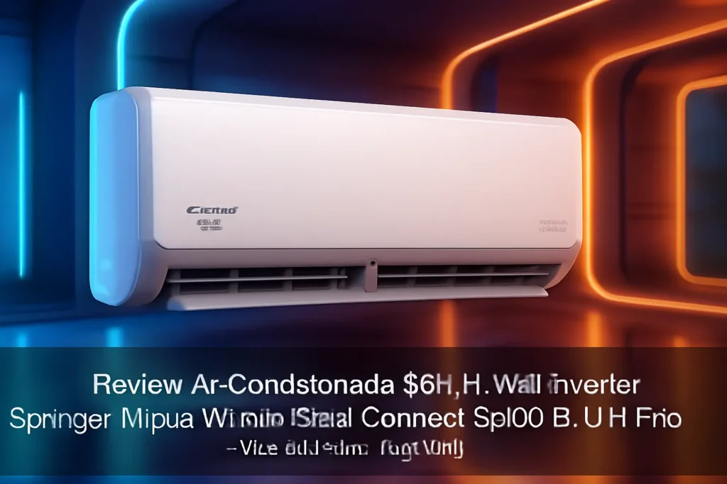 Ar Condicionado Split Hi Wall Inverter Springer Midea Xtreme Save Connect 12000 BTU/h Frio 42AGVCI12M5 – 220 Volts