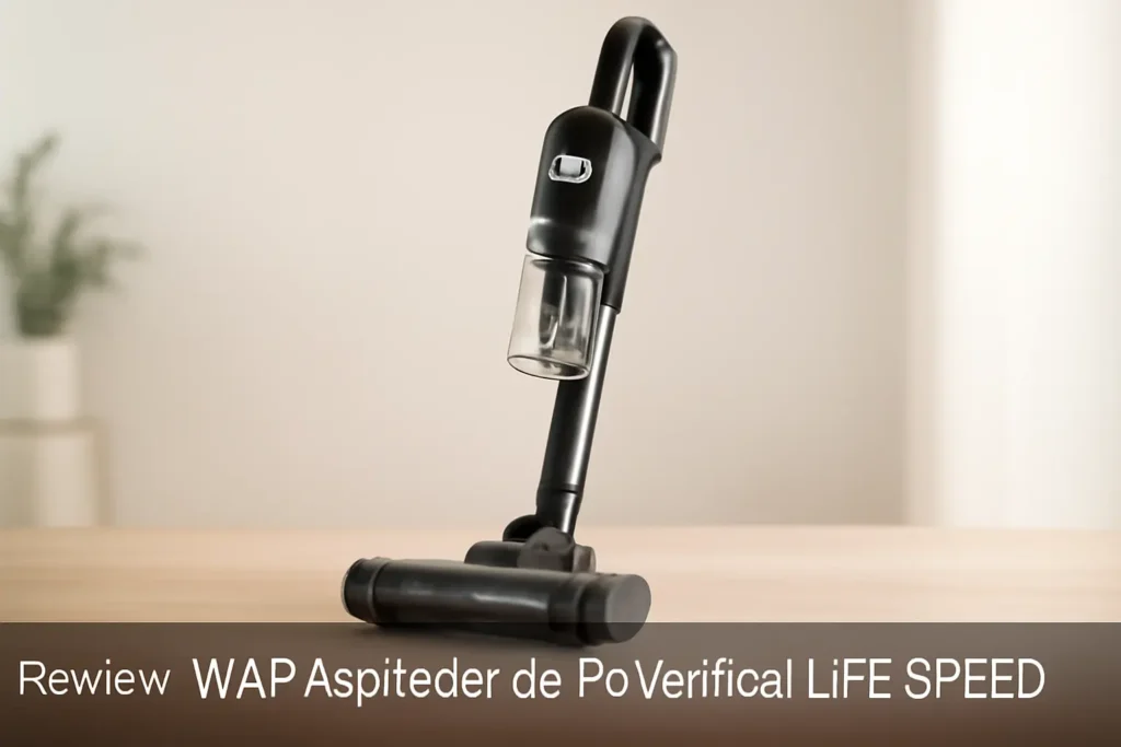 WAP Aspirador de Pó Vertical LIFE SPEED: Potência e Praticidade