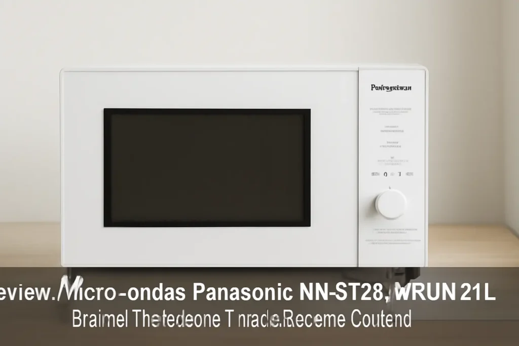 Micro-ondas Panasonic NN-ST25LWRUN 21L Branco: Potência e Praticidade na Cozinha