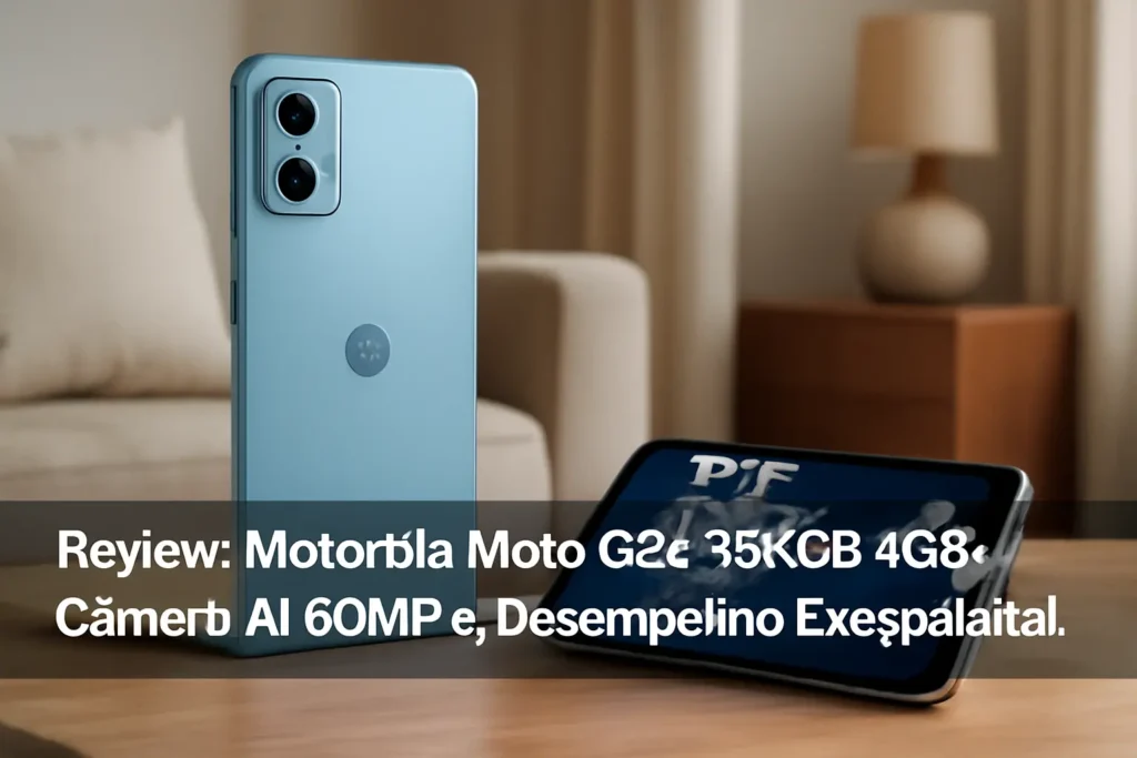 Smartphone Motorola Moto G24 256GB 8GB: Câmera AI 50MP e Desempenho Excepcional