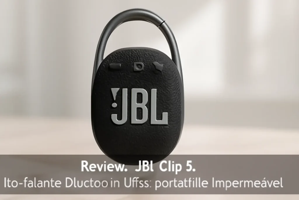 JBL Clipe 5: Alto-falante Bluetooth Ultra-portátil e Impermeável