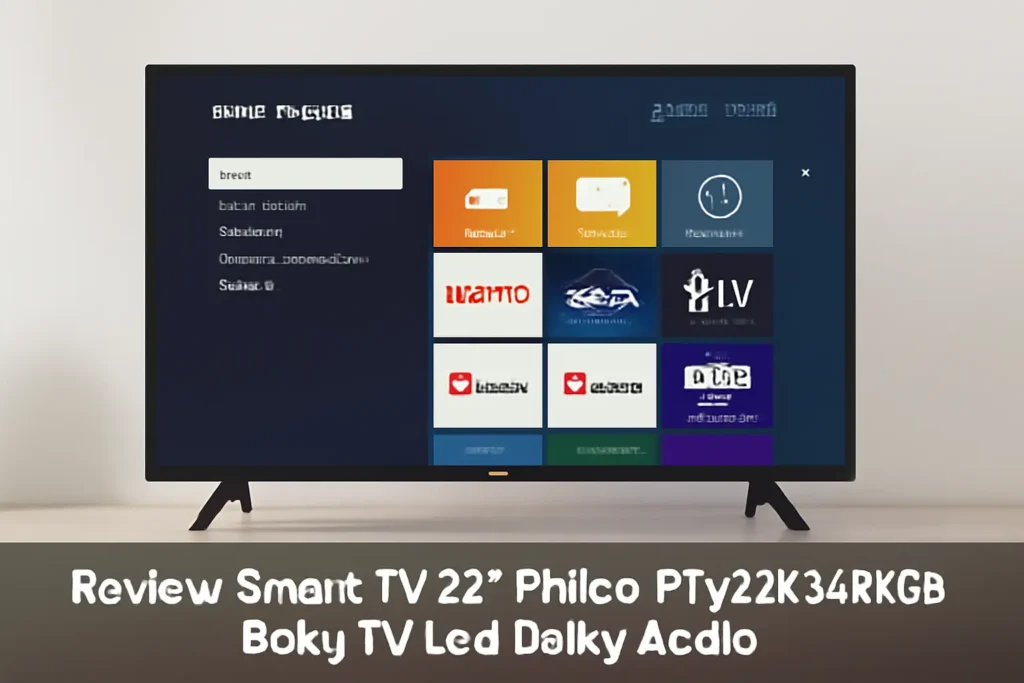 Smart TV 32” Philco PTV32K34RKGB Roku TV Led Dolby Audio