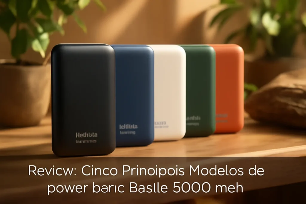 Cinco Principais Modelos de power bank Basike 5000mah