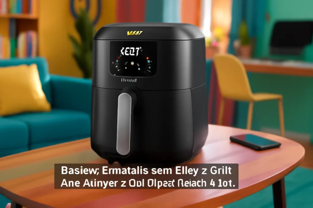 Fritadeira sem Óleo e Grill Arno Airfryer & Grill Expert Digital 4,2L UFE2