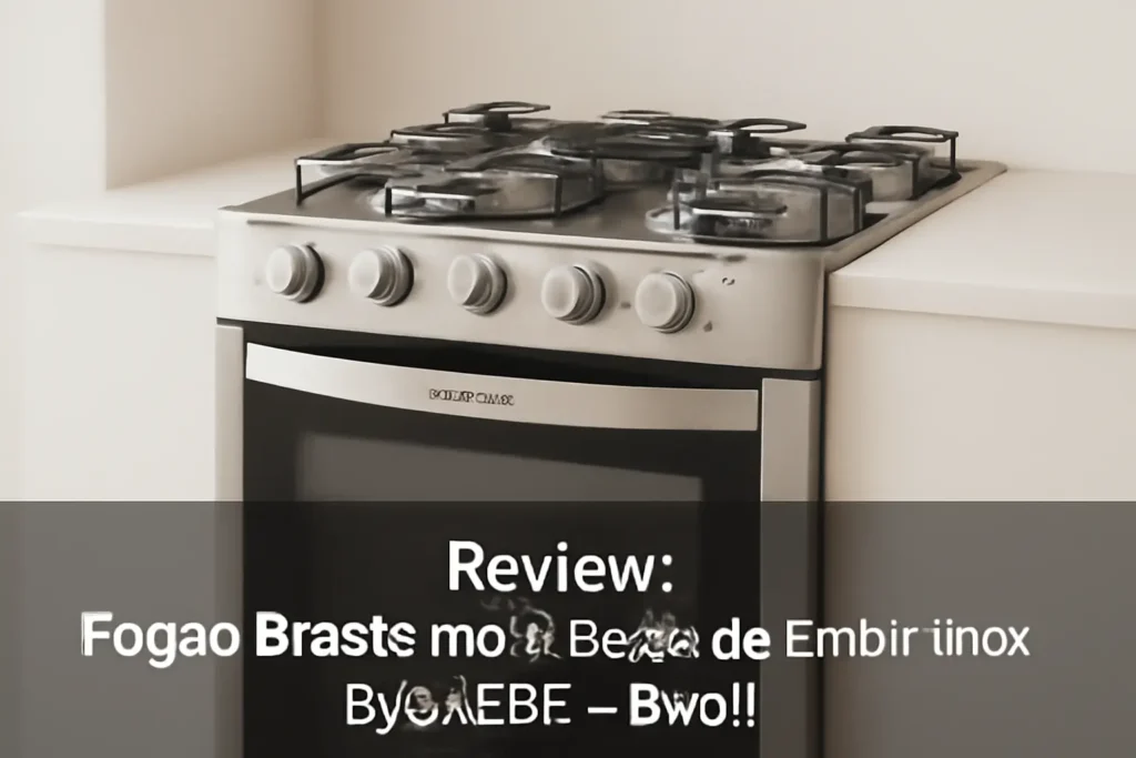 Fogão Brastemp 4 Bocas de Embutir Inox BYO4EBR – Bivolt: Desempenho e Estilo para Sua Cozinha